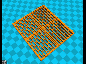 stl file fondant brick wall cutter icing embossing molds 3d print model 3D Принт Модель