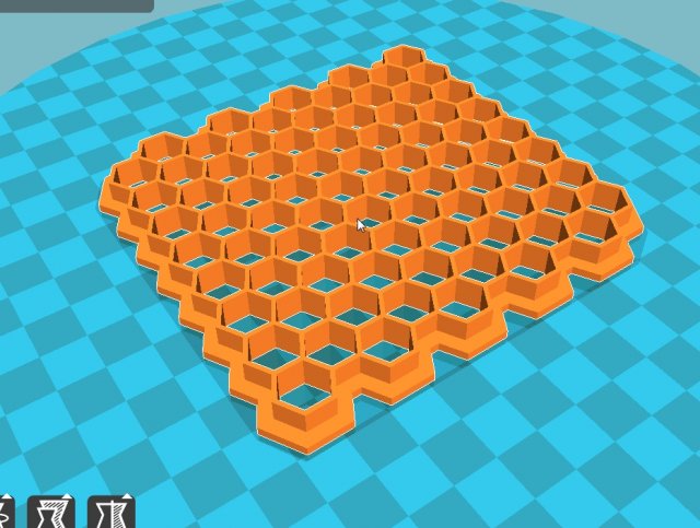 stl file fondant honeycombs embosser cutter icing molds 3d print model 3D Print Model .c4d .max .obj .3ds .fbx .stl .blend 