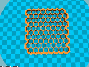 stl file fondant honeycombs embosser cutter icing molds 3d print model 3D Print Model