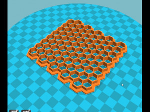 stl file fondant honeycombs embosser cutter icing molds 3d print model 3D Print Model