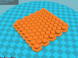 stl file fondant honeycombs embosser cutter icing molds 3d print model 3D 프린트 모델
