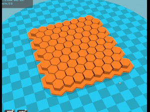 stl file fondant honeycombs embosser cutter icing molds 3d print model Modelo de impresión 3D