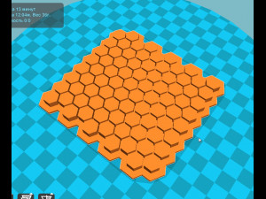 stl file fondant honeycombs embosser cutter icing molds 3d print model Modelo de impresión 3D
