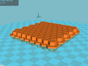 stl file fondant honeycombs embosser cutter icing molds 3d print model Modelo de impresión 3D