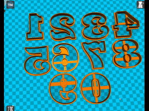 set stl file numbers -cookie cutter 3d print model Model Cetak 3D