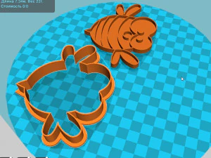 stl file bee cookie cutter for printing on 3d printer 3D Print Model