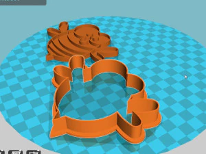 stl file bee cookie cutter for printing on 3d printer 3D Print Model