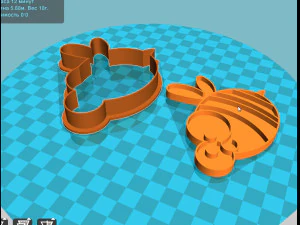 stl file honey bee cookie cutter for printing on 3d printer 3D Print Model