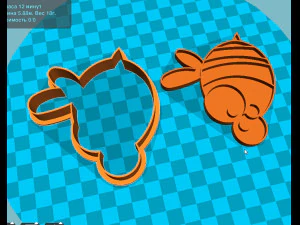 stl file honey bee cookie cutter for printing on 3d printer 3D Print Model