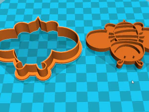 stl file bee cookie cutter for printing on 3d printer 3D Print Model
