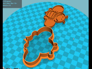 stl file bee cookie cutter for printing on 3d printer 3D Print Model