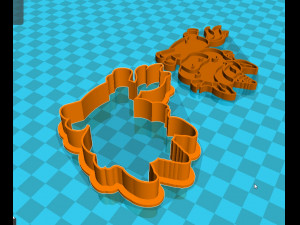 stl file unicorn cookie cutter for printing on 3d printer 3d print model Modelo de impresión 3D