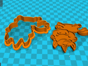 stl file unicorn cookie cutter for printing on 3d printer 3d print model Modelo de impresión 3D