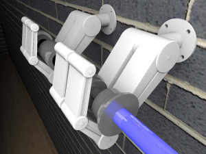 stl file for printing on a 3d printer wall mount lightsaber display 3D Print Model