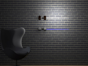 stl file for printing on a 3d printer wall mount lightsaber display 3D Print Model