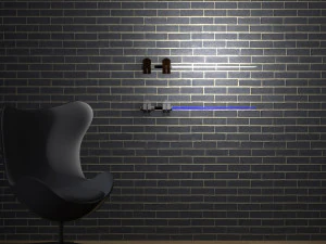 stl file for printing on a 3d printer wall mount lightsaber display 3D Print Model