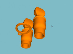 digital file hookah mouthpiece for printing on a 3d printer 3D Print Model