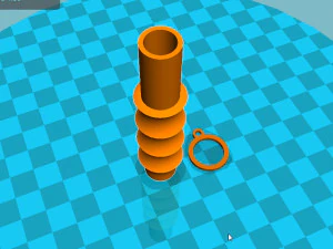 bocchino per narghil&egrave; con file digitale stl per la stampa su una stampante 3d Modello di stampa 3D