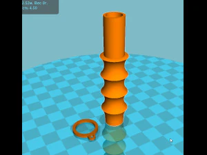 stl digital file hookah mouthpiece for printing on a 3d printer 3D Print Model