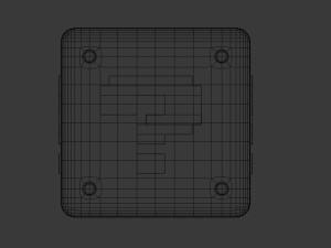 cube yellow mario bros 3D Модель