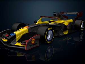 formula cooly car 3Dプリントモデル