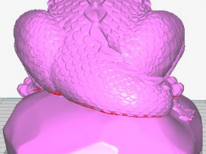 sleeping dragon 3D Print Model