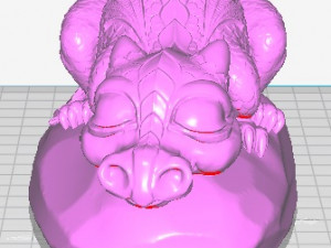 sleeping dragon 3D Принт Модель