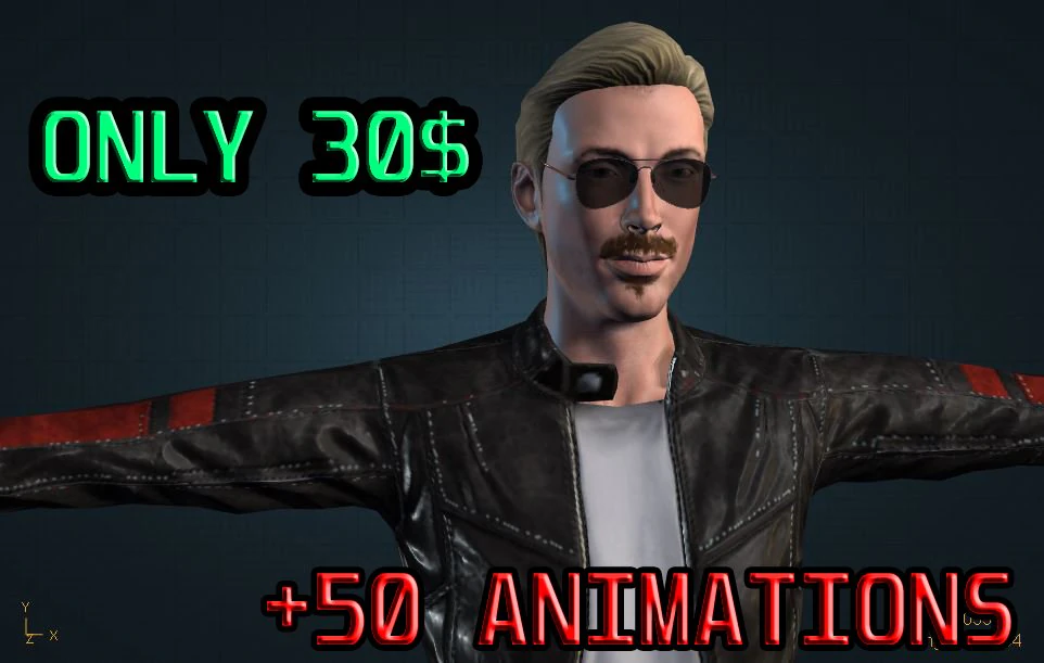 high quality male charachter CG Textures .c4d .max .obj .3ds .fbx .stl .blend 