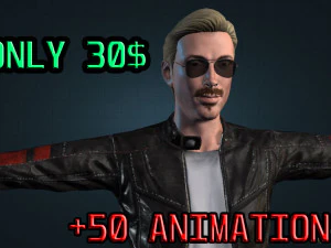 personaggio maschile di alta qualit&agrave; CG Textures