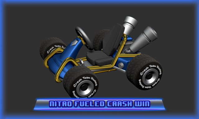 3d printable crash team racing nitro fueled based crash bandicoot 3D 打印模型 .c4d .max .obj .3ds .fbx .stl .blend 