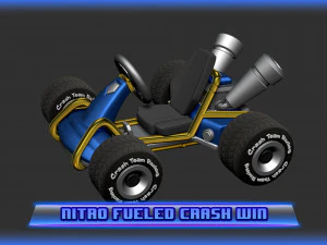 3D 印刷可能なクラッシュ チーム レーシング ニトロ燃料ベースのクラッシュ バンディクー 3Dプリントモデル