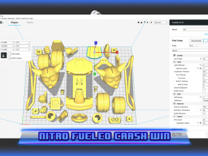 3d printable crash team racing nitro fueled based crash bandicoot 3D 打印模型