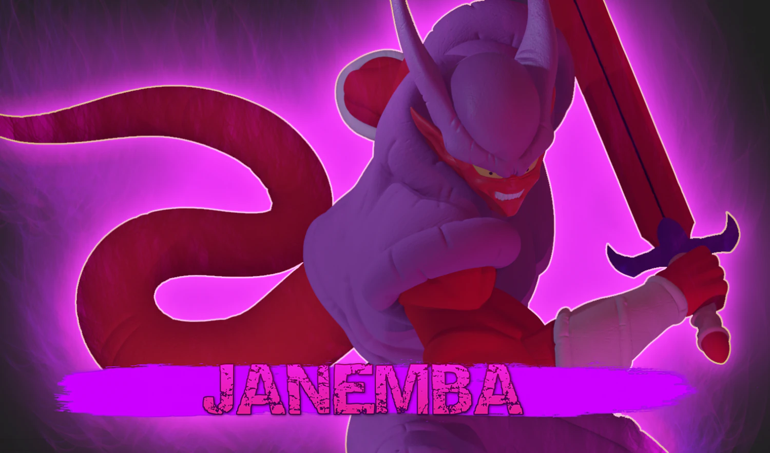 dragon ball z - janemba 3D Print Model .c4d .max .obj .3ds .fbx .stl .blend