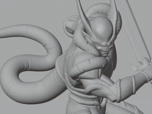 dragon ball z - janemba Model Cetak 3D
