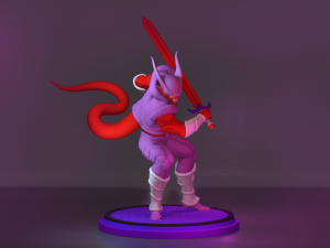 dragon ball z - janemba Model Cetak 3D