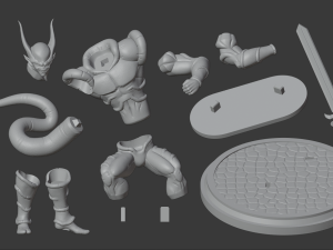 dragon ball z - janemba Model Cetak 3D