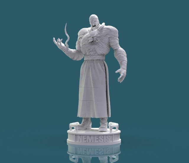 nemesis resident evil 3 remake version 3D-printmodel .c4d .max .obj .3ds .fbx .stl .blend 
