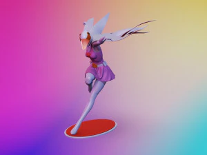 g-force - gatchaman - princesse cygne Modèles 3D en vedette