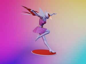 g-force - gatchaman - swam princess Model Cetak 3D