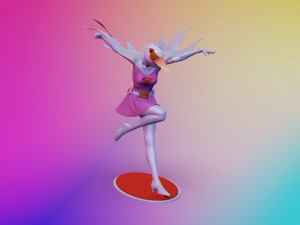 g-force - gatchaman - swam princess Model Cetak 3D