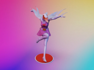 g-force - gatchaman - swam princess Model Cetak 3D