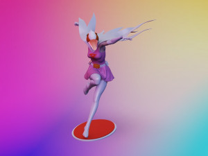 g-force - gatchaman - swam princess Model Cetak 3D