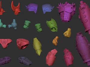 yeni robot kralı 3D Baskı Modeli