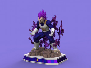 vegeta hakaishin 3d print model 3D Print Model