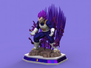 vegeta hakaishin 3d print model 3D Print Model