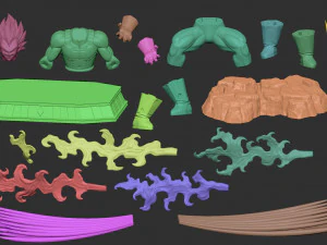 vegeta hakaishin 3d print model 3D Print Model