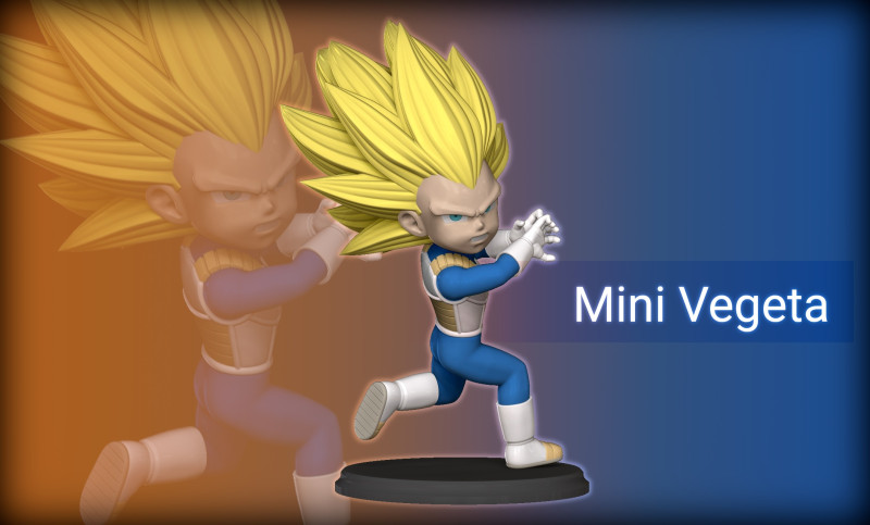 Mini Goku inspired on Dragon Ball Daima tv series 3D print model Model Cetak 3D .c4d .max .obj .3ds .fbx .stl .blend 