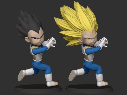 Mini Goku inspired on Dragon Ball Daima tv series 3D print model Model Cetak 3D