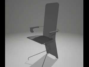 cadeira de caf&eacute; Modelo 3D