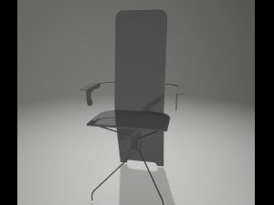 cafe chair Modelo 3D